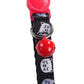 M-Pets ZANY Cat ECO collar Black & Red 1 cm x 20-30 cm
