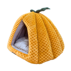 Caninkart Pet Hut Pineapple For Dogs & Cats 48cm x 48cm x 43cm - Orange
