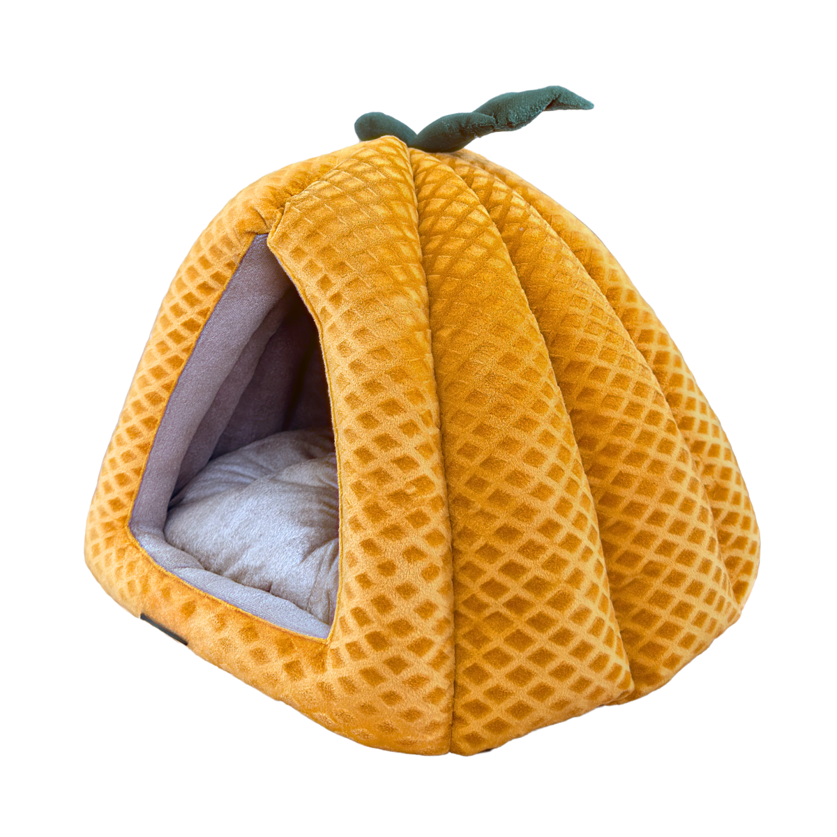 Caninkart Pet Hut Pineapple For Dogs & Cats 48cm x 48cm x 43cm - Orange