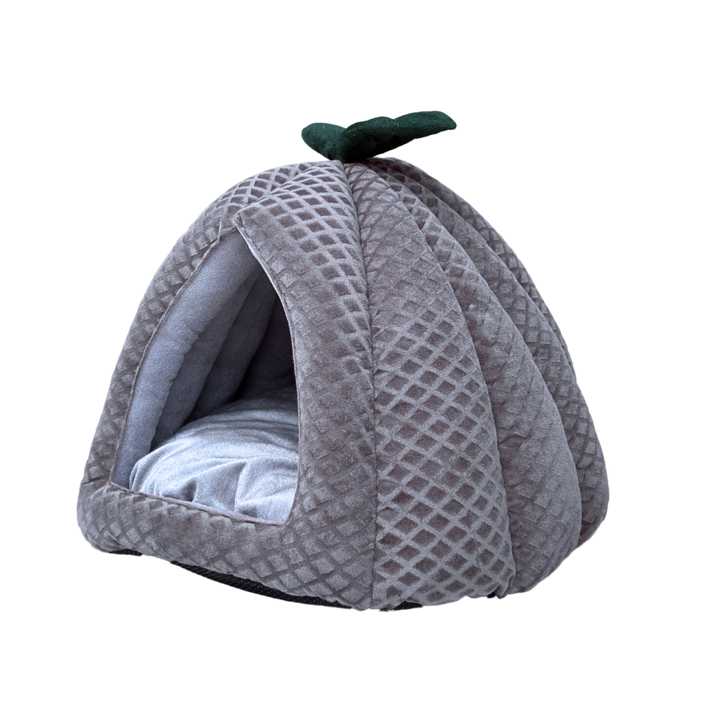 Caninkart Pet Hut Pineapple For Dogs & Cats 48cm x 48cm x 43cm - Grey