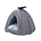 Caninkart Pet Hut Pineapple For Dogs & Cats 48cm x 48cm x 43cm - Grey