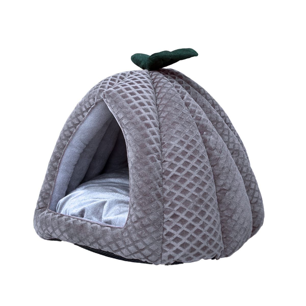 Caninkart Pet Hut Pineapple For Dogs & Cats 48cm x 48cm x 43cm - Grey