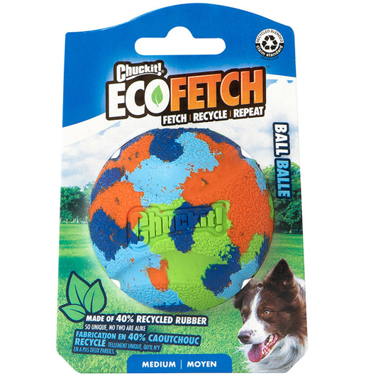 Chuckit EcoFetch Fetch Ball Dog Toy Medium