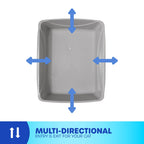 Petmate Basic Cat Litter Pan Large 41.17 x 38.98 x 12.7cm