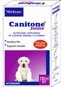 Virbac Canitone Junior Multivitamin Syrup for Young Dogs 250ml