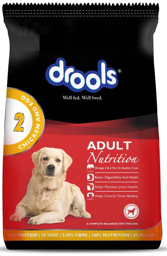 Drools Chicken and Egg Adult Dry Dog Food 3kg