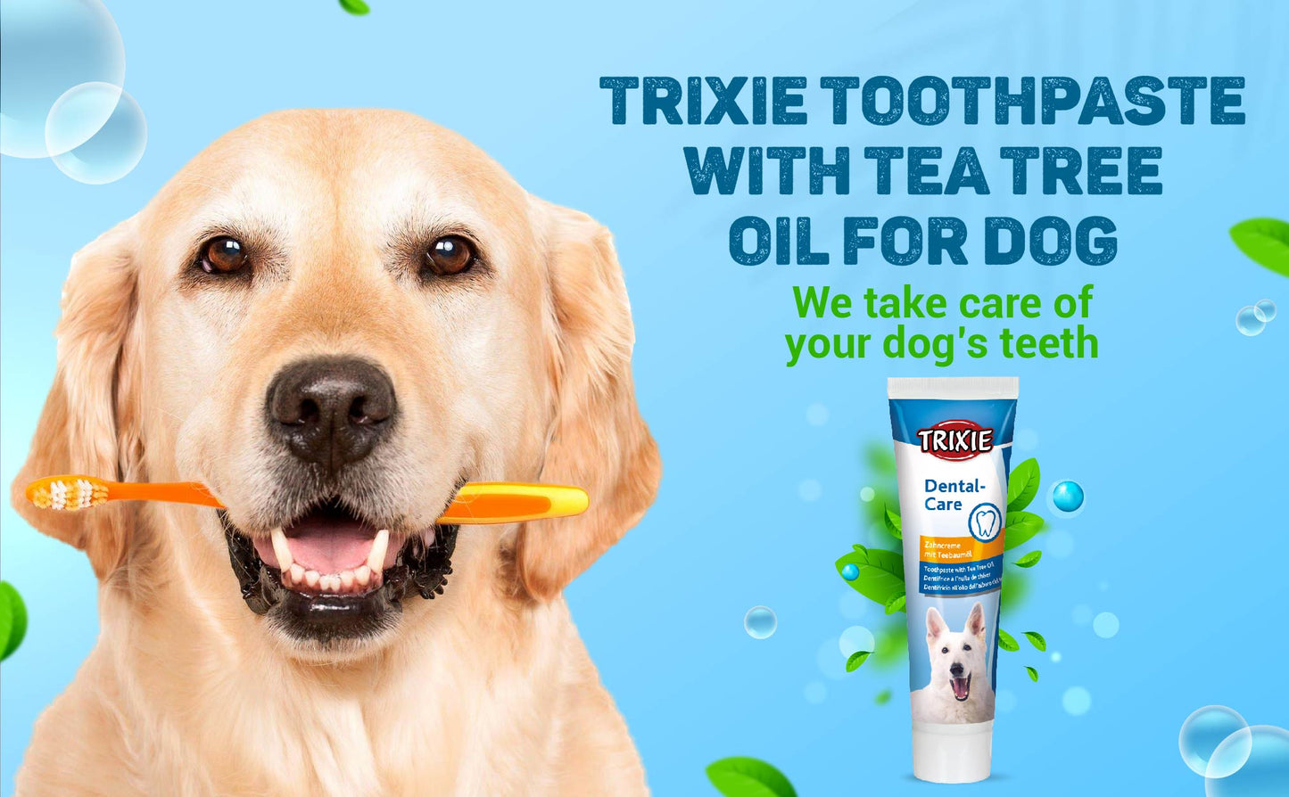 Trixie Dental Care Dog Toothpaste with Tea Tree Oil 100gm