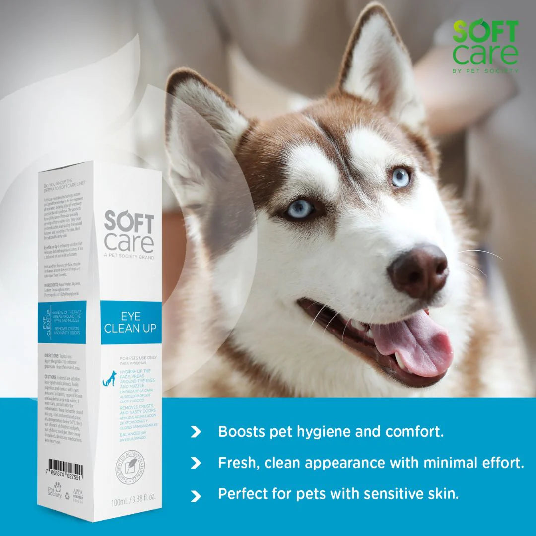 Soft Care Hydra Soft Care Eye Clean Up For Dogs & Cats 100Ml