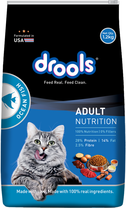 Drools Adult Ocean Fish Dry Cat Food 3kg