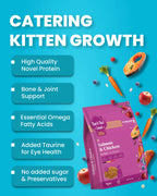 Vivaldis Bark Out Loud Salmon & Chicken Kitten Dry Food 1kg