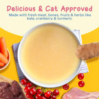 Smylo Hydration Rich Chicken with Carrot, Kale and Cranberry Bone Broth for Cats 100ml