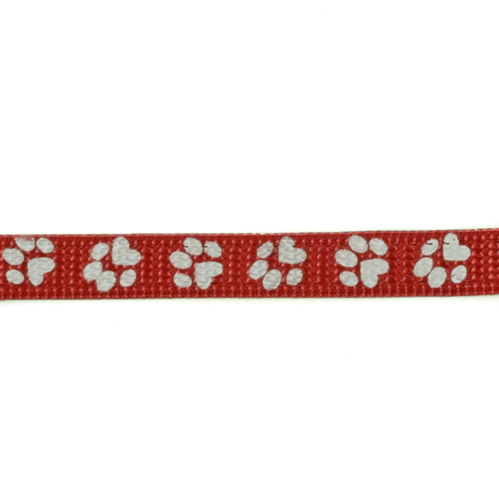 Basil Printed Collar for Cats & Puppies Red