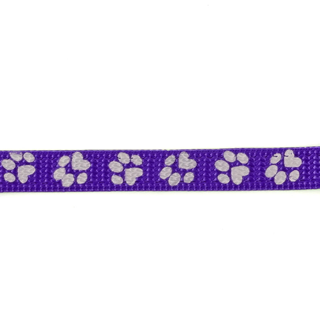 Basil Printed Collar for Cats & Puppies Purple