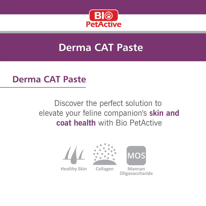 Bio Pet Active Derma Cat Paste For Skin & Coat Support 100ml