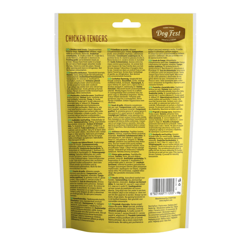 Dogfest Chicken tenders Dog Treats 90g