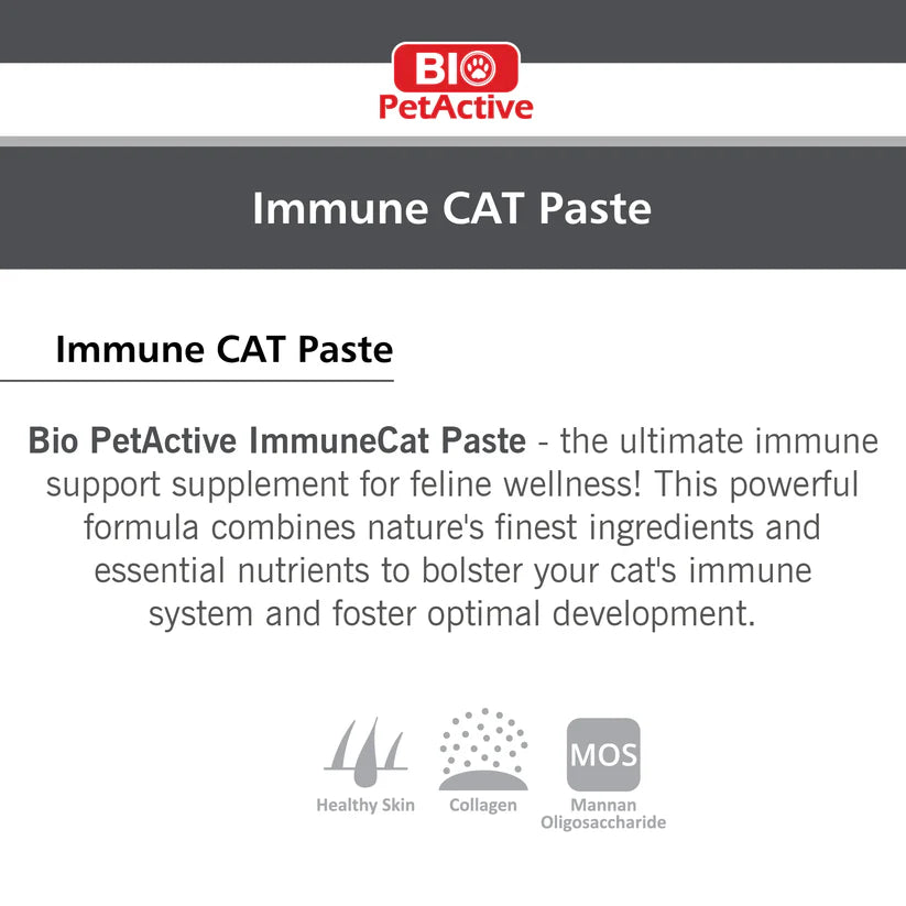 Bio Pet Active Immune Cat Paste 100ml