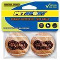 Petsport Jr. Peanut Butter Tuff Ball 1.8" 2-Pack