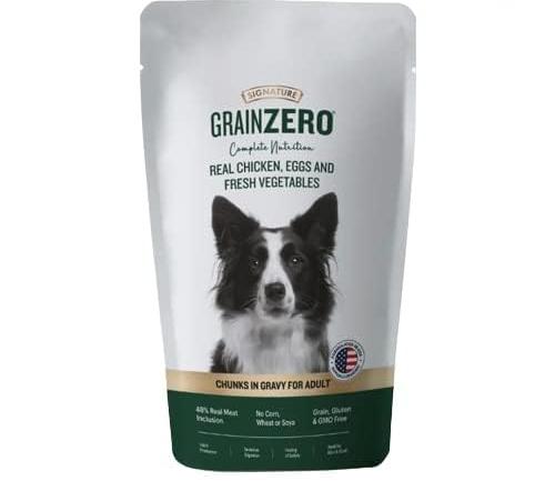 Signature Grain Zero Chicken Chunks In Gravy Wet Food For Adult Dogs 70g