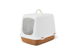 Savic Oscar Toilet Home | White Nordic Brown | Size: 50x38x30cm