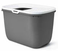 Savic Hop in Modern Cat Litter Tray Home Anthracite | Size: 58.5x39x39.5cm