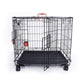 M-Pets Voyager Wire Crate with 2 Doors and Wheels 106.5x71x76 XL