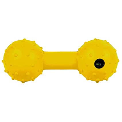 Trixie Dumbbell with Bell Natural Rubber Dog Toy 12cm