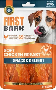First Bark Soft Chicken Breast Dog Treat 350g