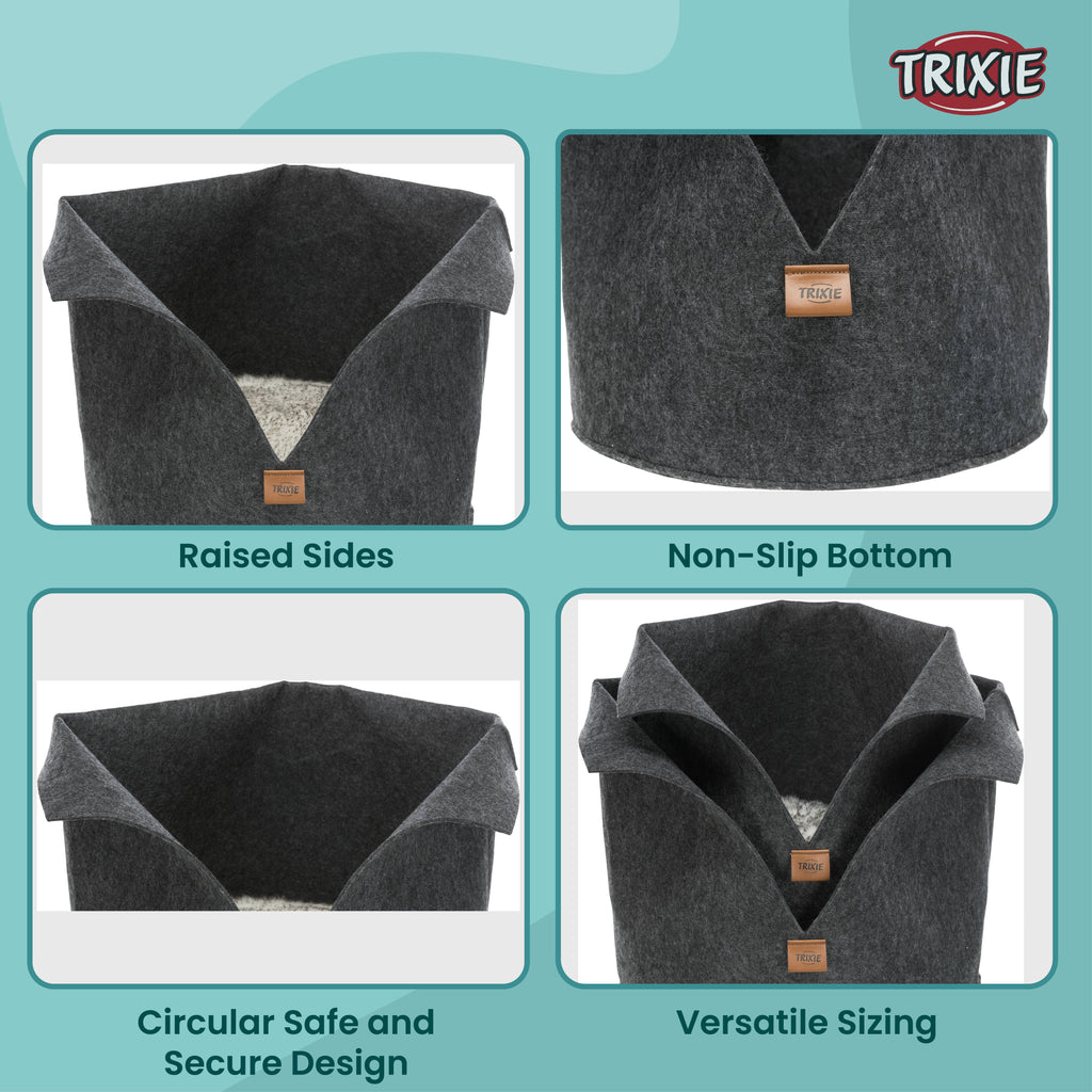 Trixie Luise Bed Anthracite For Cat