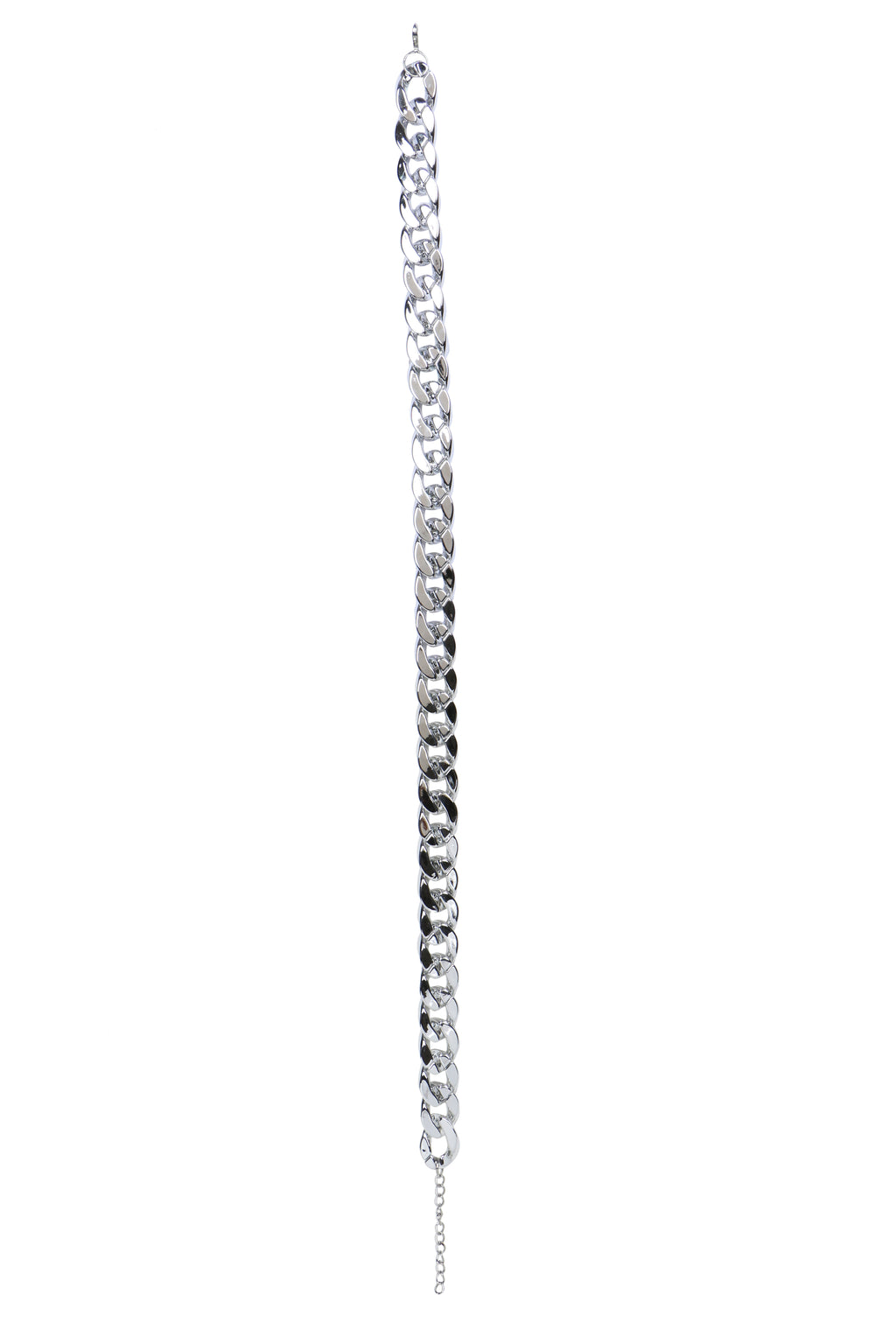 Basil Silver Dog Jewelry – Lightweight Glam No Metal Chain Small 34cm