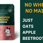 Paws For Greens Dog Treats Plant-Based Healthy Vegan Biscuits for Dogs with Beetroot and Apple 100gm