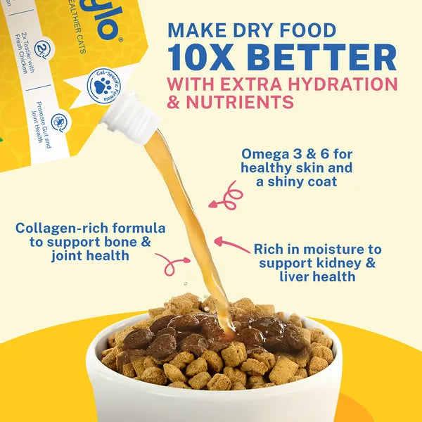Smylo Hydration Rich Chicken with Carrot, Kale and Cranberry Bone Broth for Cats 100ml