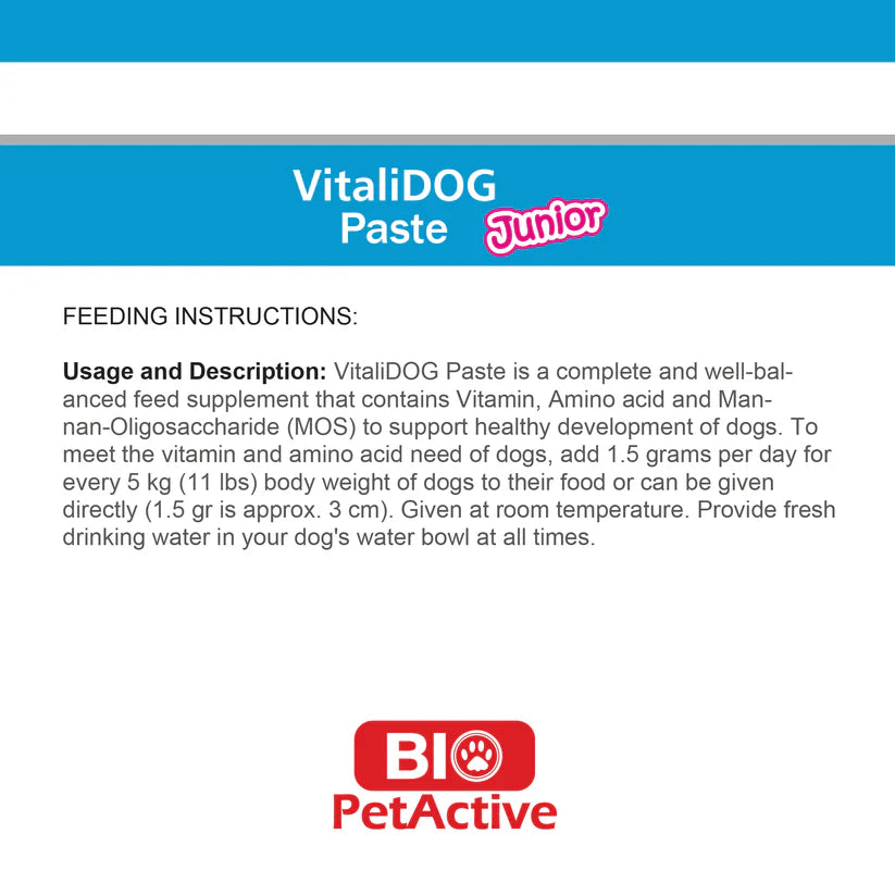 Bio Pet Active Vitali Cat Junior Multivitamin Paste For Kittens 100ml