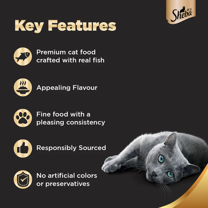 Sheba Deluxe Succulent Chicken Breast in Gravy Wet Cat Food 85g