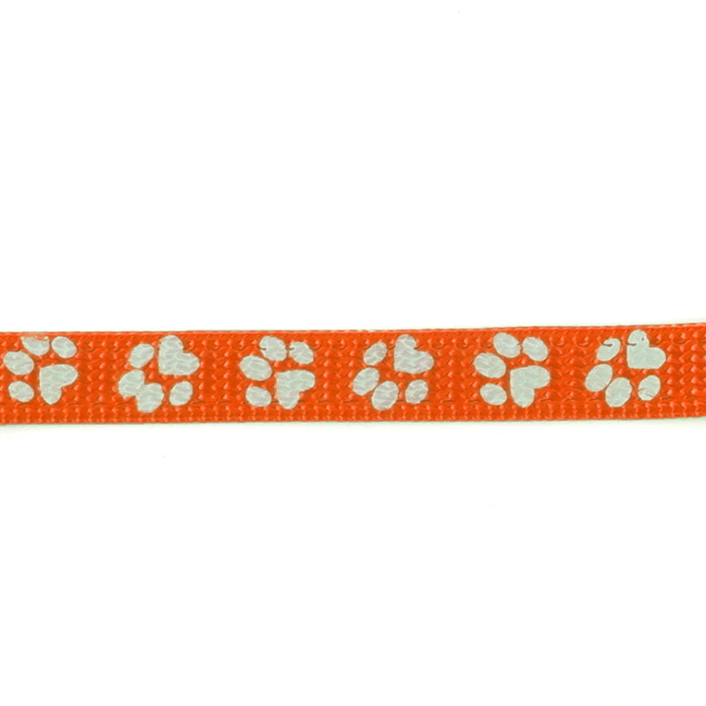 Basil Printed Collar for Cats & Puppies Orange