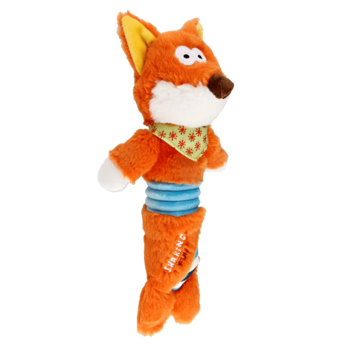 Gigwi Fox Plush Dog Toy With Squeaker Inside