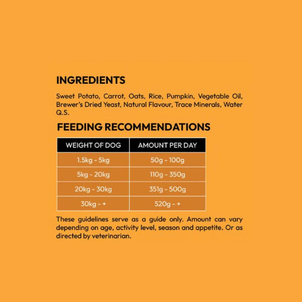 Paws For Greens Veg Ready to Eat Wet Dog Food Plant and Based Vegan Pet Food Preservative-Free Pumpkin 200gm