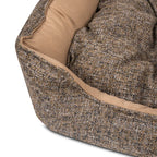 Pawpourri Plush Cuddler Bed For Dog I M/L I Size - 30 x 38 x 8"