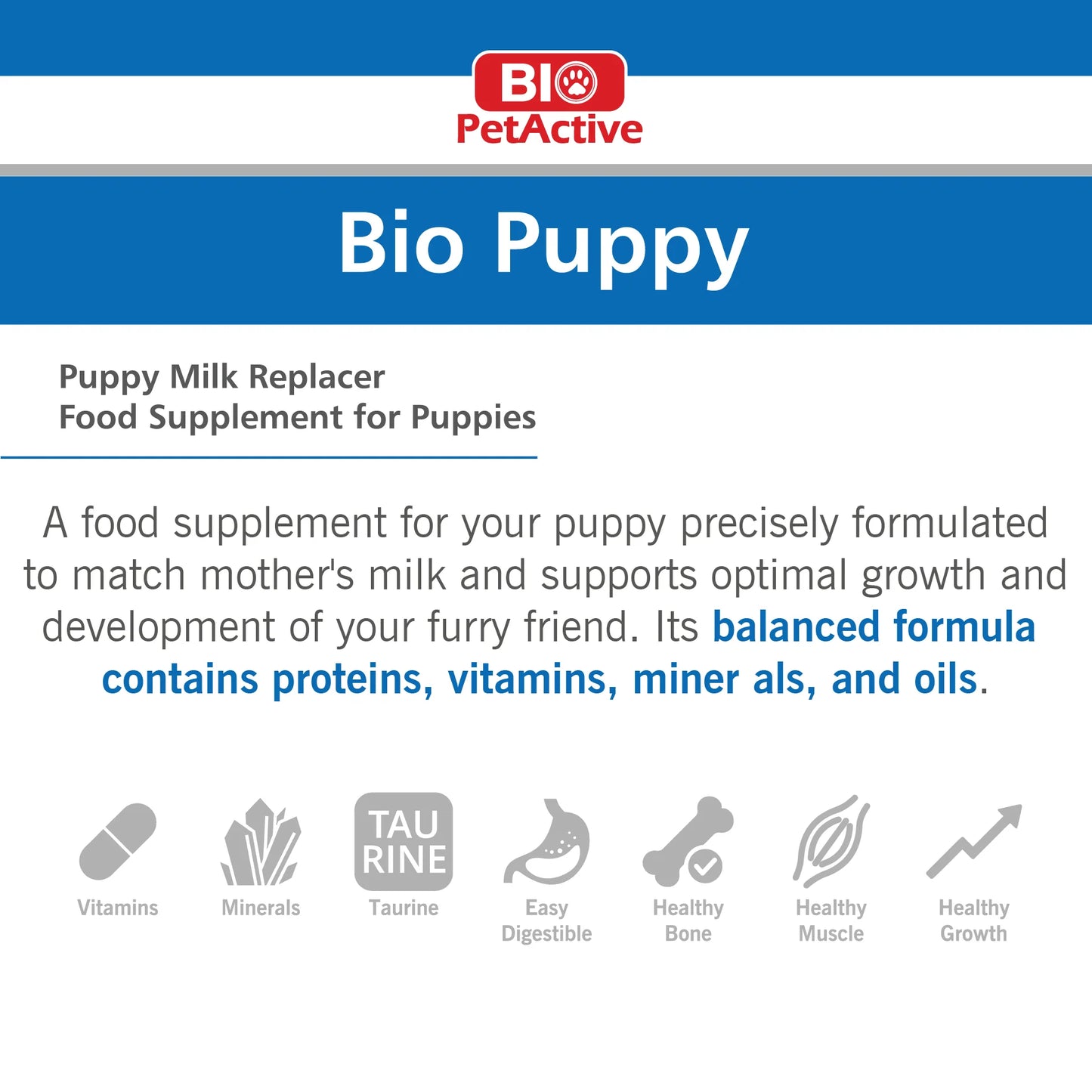 Bio Pet Active Bio Puppy Food Supplement For Puppies 200gm
