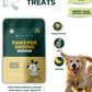 Paws For Greens Dog Treats Plant-Based Healthy Vegan Biscuits for Dogs with Peanut Butter and Banana 100gm