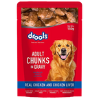 Drools Adult Chicken Chunks in Gravy 150g