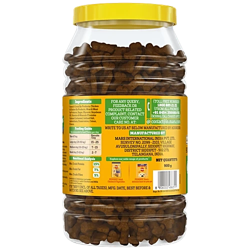 Pedigree Chicken Flavour Biscrok Dog Biscuits Dog Treats 900g