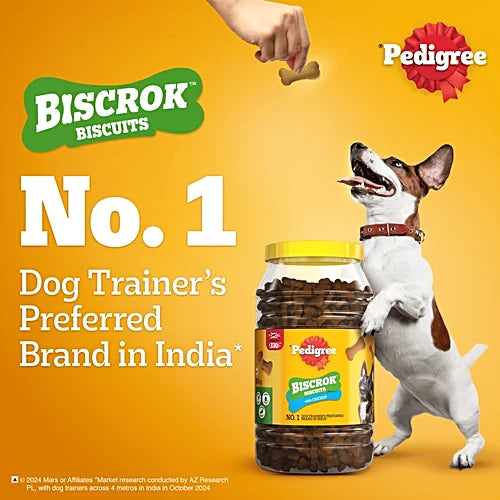 Pedigree Chicken Flavour Biscrok Dog Biscuits Dog Treats 900g