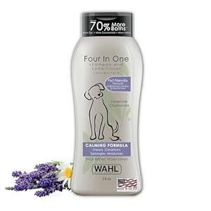 Wahl Four in One Shampoo Levander Chamomile Calming Formula for Dogs