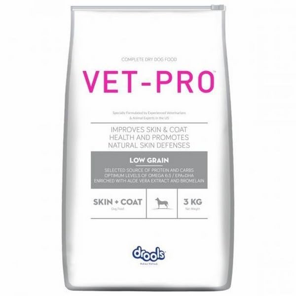Drools Vet Pro Skin + Coat Dry Dog Food 3kg