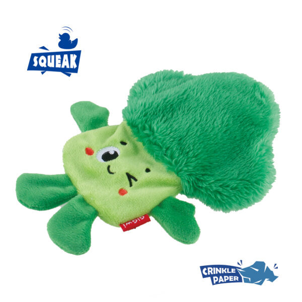Gigwi Suppa Puppa Broccoli Squeak Dog Toy Small