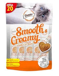 Gnawlers Smooth & Creamy Lickable Cat Treat Crab Flavour Mega Pack 15g x 20 pcs