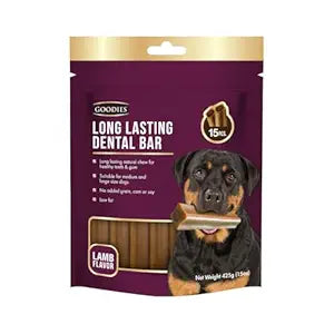 Goodies Dog Dental Treats Lamb Flavor 15pc