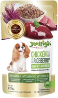 Jer High Chicken Meat with Riceberry Liver Flavored Wet Dog Food 120g