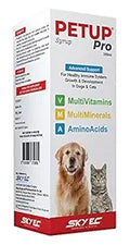 Sky EC Petup Pro Syrup Multivitamin Multimineral and Amino Acid Supplement for Dogs and Cats 200ml