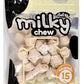 Dogaholic Milky Chew Knotted Bone 15 Pieces